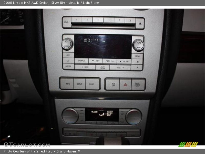 Silver Birch Metallic / Light Stone 2008 Lincoln MKZ AWD Sedan