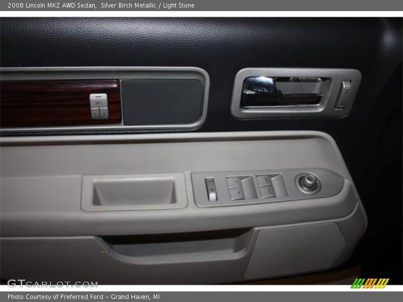 Silver Birch Metallic / Light Stone 2008 Lincoln MKZ AWD Sedan