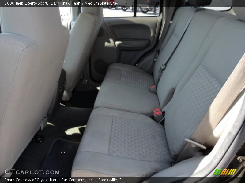 Dark Khaki Pearl / Medium Slate Gray 2006 Jeep Liberty Sport