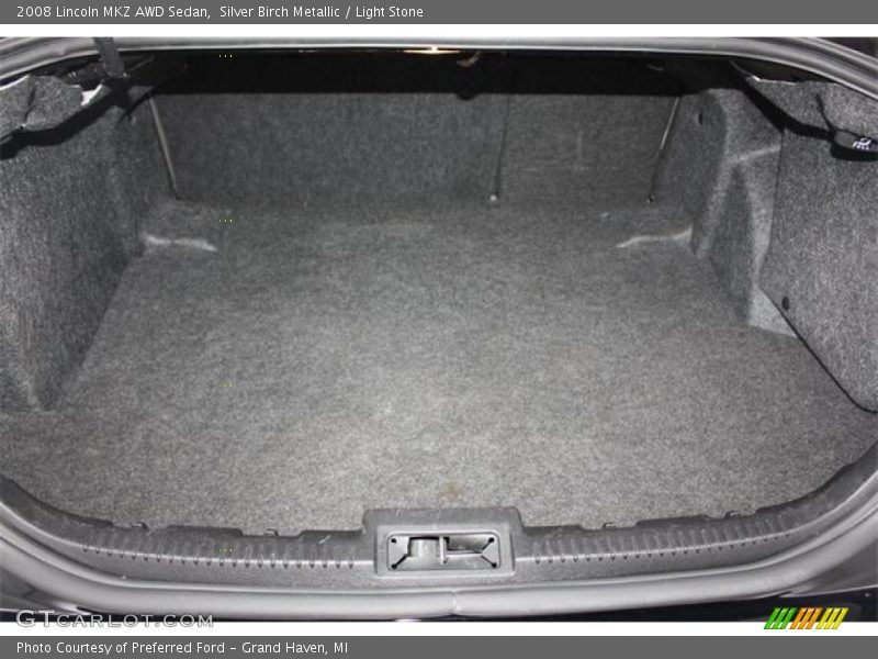 Silver Birch Metallic / Light Stone 2008 Lincoln MKZ AWD Sedan