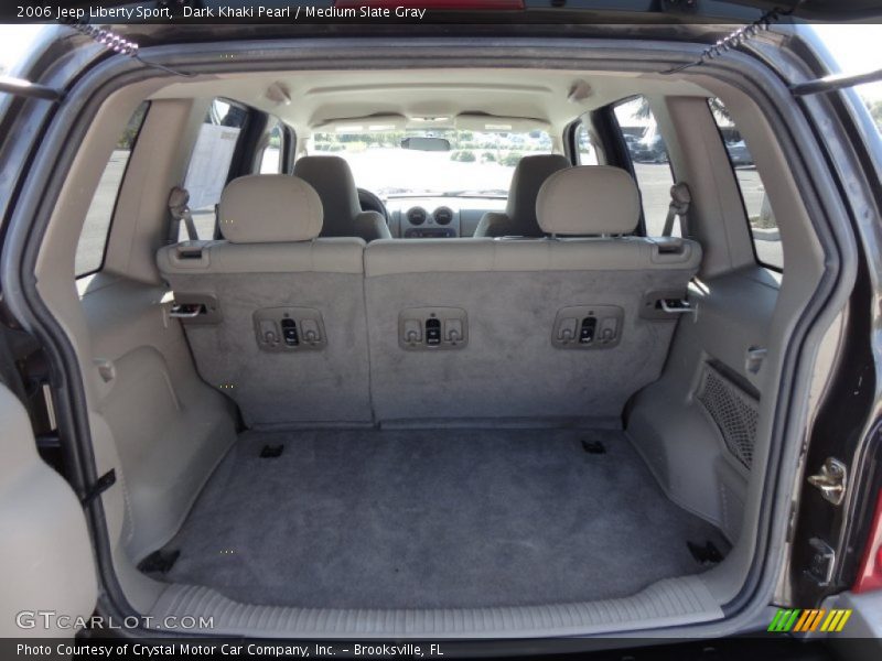 Dark Khaki Pearl / Medium Slate Gray 2006 Jeep Liberty Sport