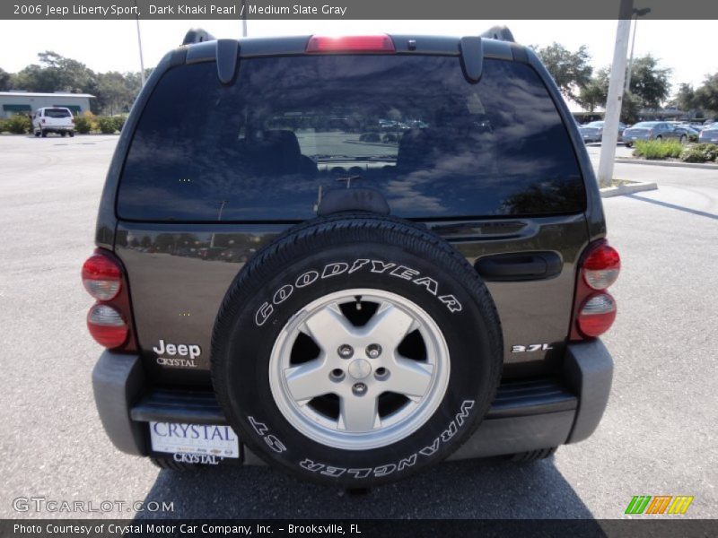 Dark Khaki Pearl / Medium Slate Gray 2006 Jeep Liberty Sport