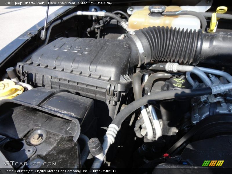 Dark Khaki Pearl / Medium Slate Gray 2006 Jeep Liberty Sport