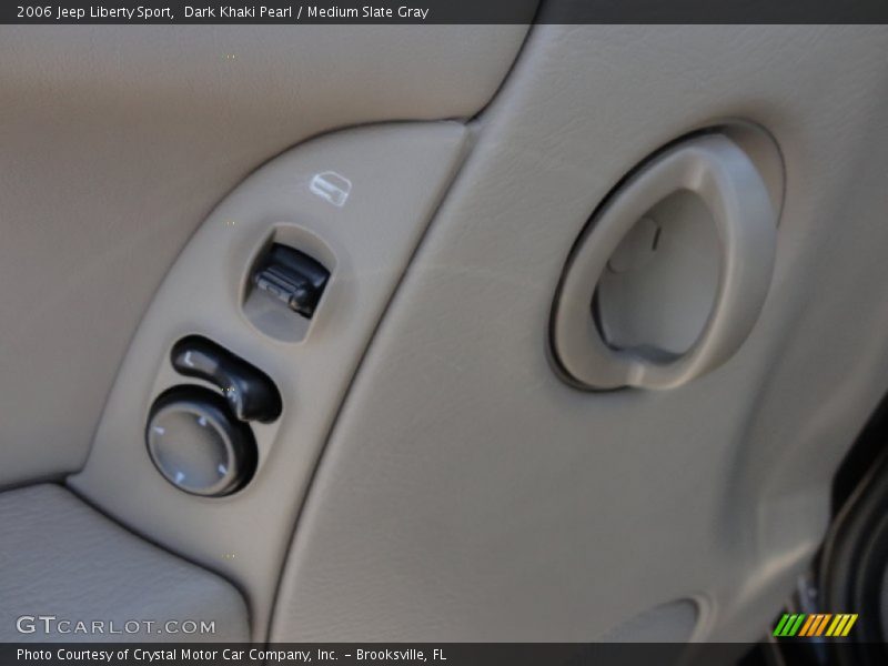 Dark Khaki Pearl / Medium Slate Gray 2006 Jeep Liberty Sport