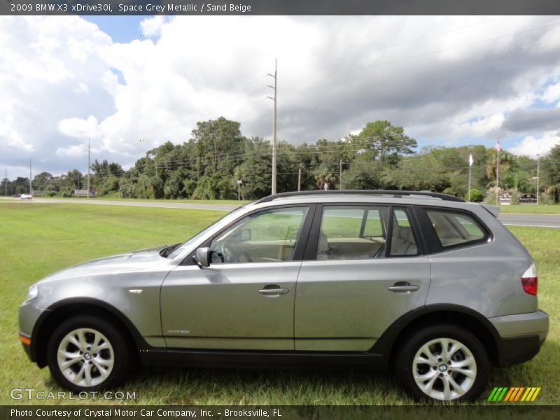 Space Grey Metallic / Sand Beige 2009 BMW X3 xDrive30i