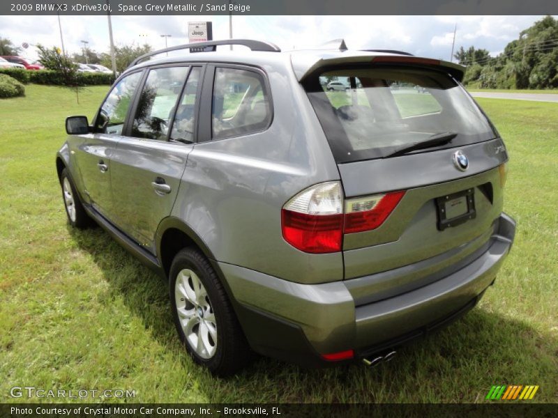 Space Grey Metallic / Sand Beige 2009 BMW X3 xDrive30i