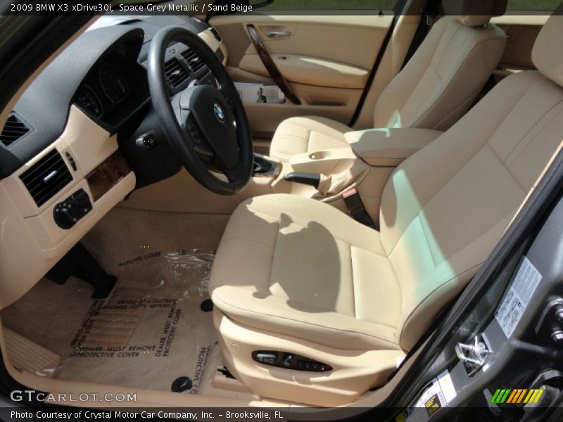 Space Grey Metallic / Sand Beige 2009 BMW X3 xDrive30i