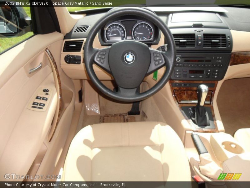 Space Grey Metallic / Sand Beige 2009 BMW X3 xDrive30i