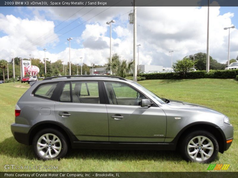 Space Grey Metallic / Sand Beige 2009 BMW X3 xDrive30i
