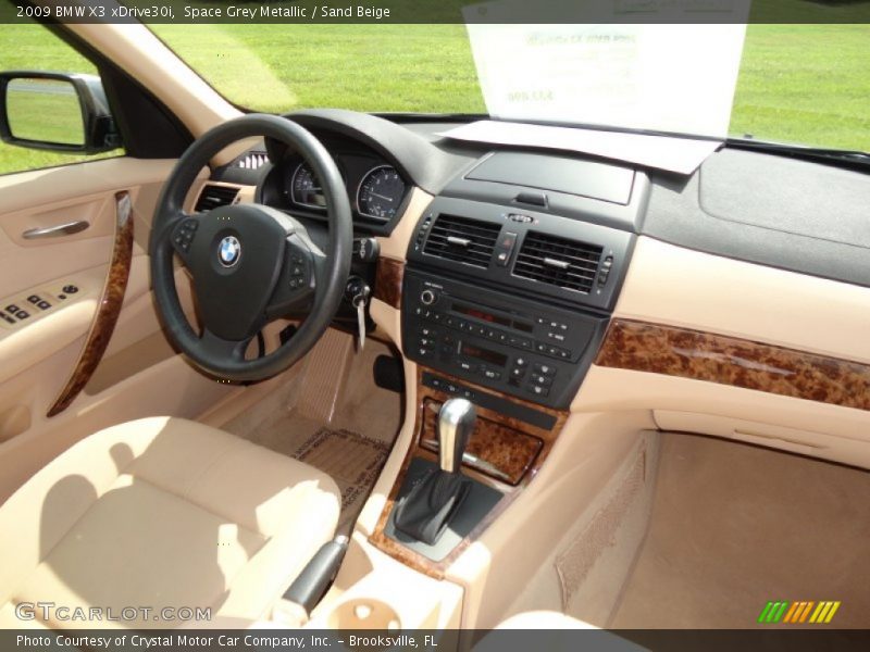 Space Grey Metallic / Sand Beige 2009 BMW X3 xDrive30i