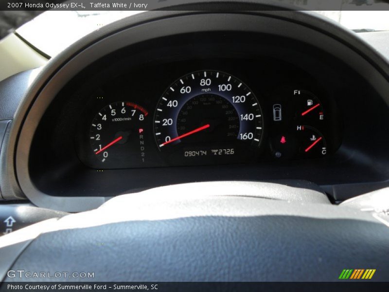 Taffeta White / Ivory 2007 Honda Odyssey EX-L