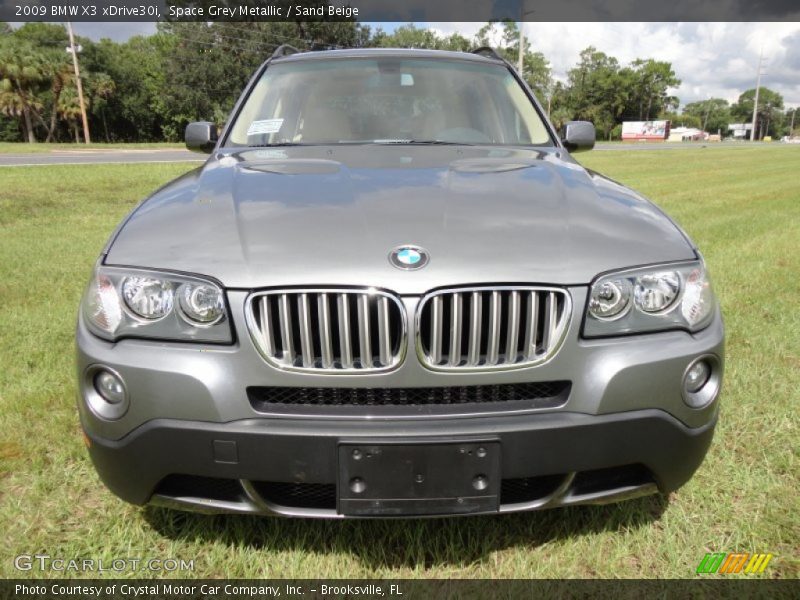Space Grey Metallic / Sand Beige 2009 BMW X3 xDrive30i