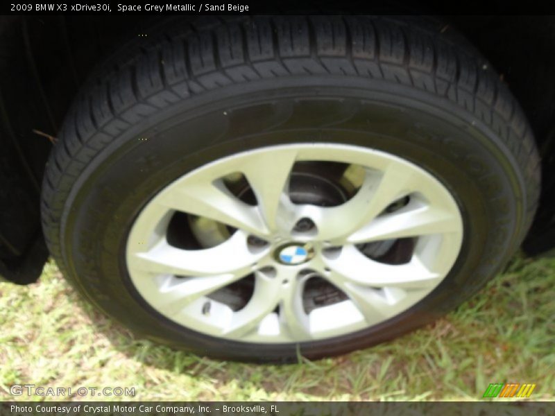 Space Grey Metallic / Sand Beige 2009 BMW X3 xDrive30i