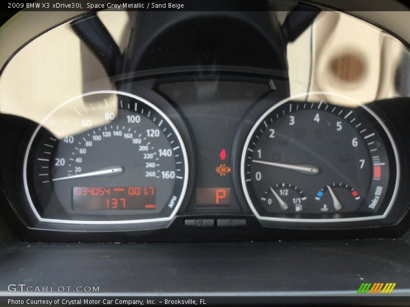 Space Grey Metallic / Sand Beige 2009 BMW X3 xDrive30i