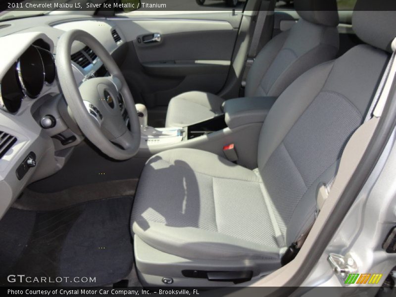 Silver Ice Metallic / Titanium 2011 Chevrolet Malibu LS
