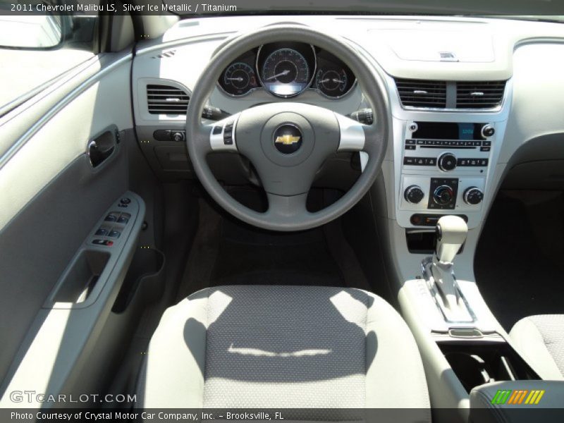 Silver Ice Metallic / Titanium 2011 Chevrolet Malibu LS