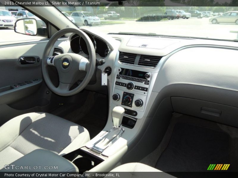 Silver Ice Metallic / Titanium 2011 Chevrolet Malibu LS