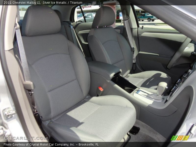 Silver Ice Metallic / Titanium 2011 Chevrolet Malibu LS