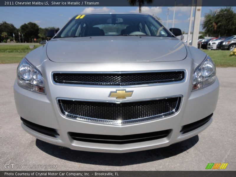 Silver Ice Metallic / Titanium 2011 Chevrolet Malibu LS