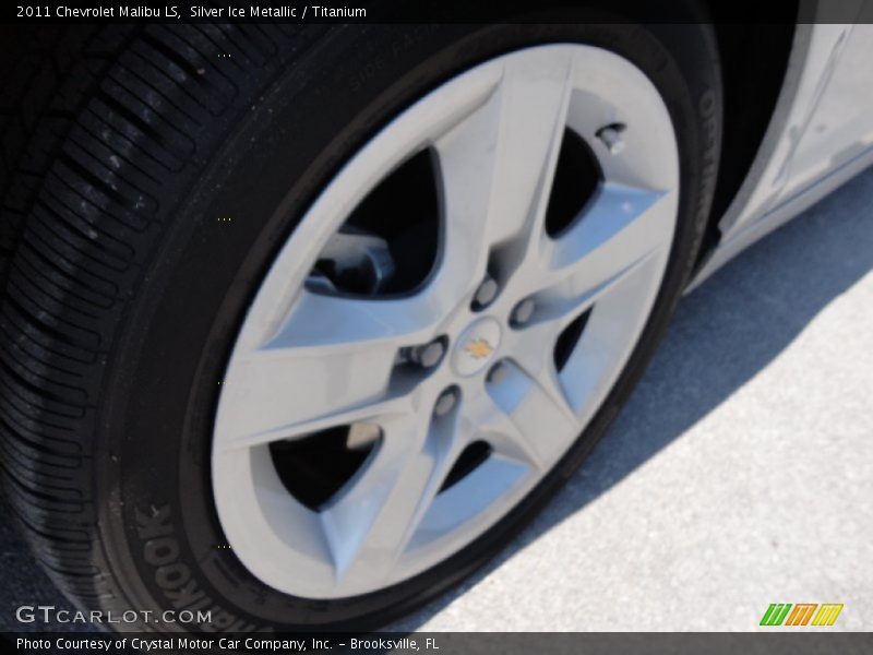 Silver Ice Metallic / Titanium 2011 Chevrolet Malibu LS