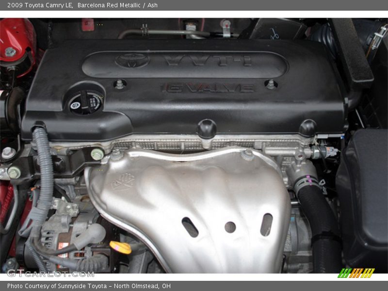Barcelona Red Metallic / Ash 2009 Toyota Camry LE