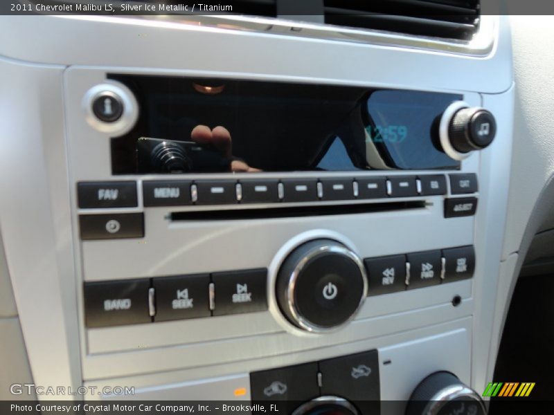 Silver Ice Metallic / Titanium 2011 Chevrolet Malibu LS