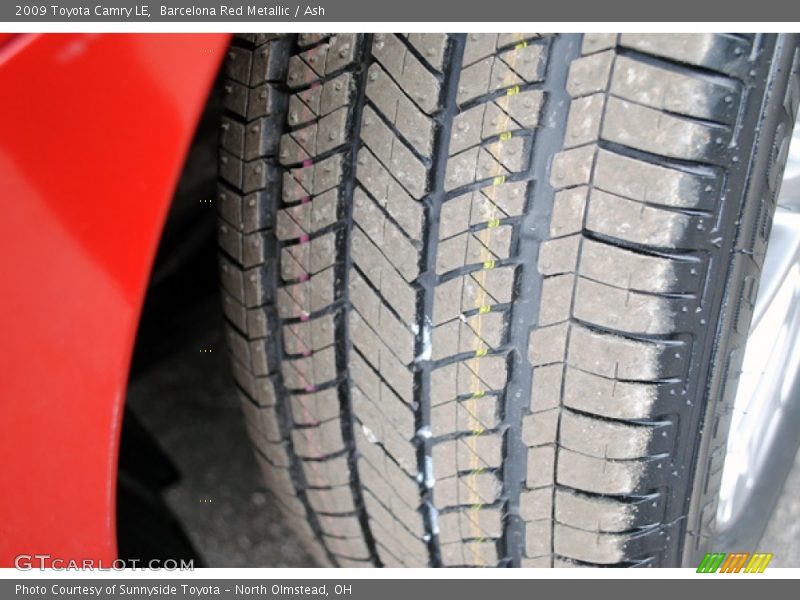 Barcelona Red Metallic / Ash 2009 Toyota Camry LE