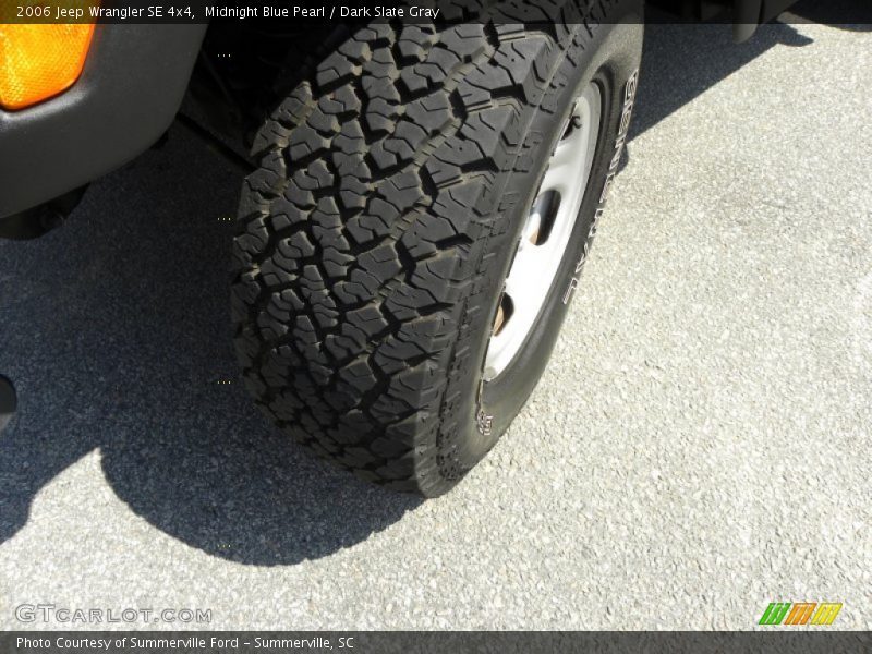Midnight Blue Pearl / Dark Slate Gray 2006 Jeep Wrangler SE 4x4