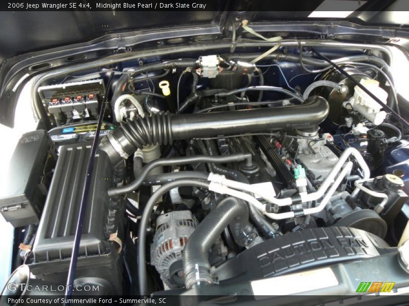 Midnight Blue Pearl / Dark Slate Gray 2006 Jeep Wrangler SE 4x4