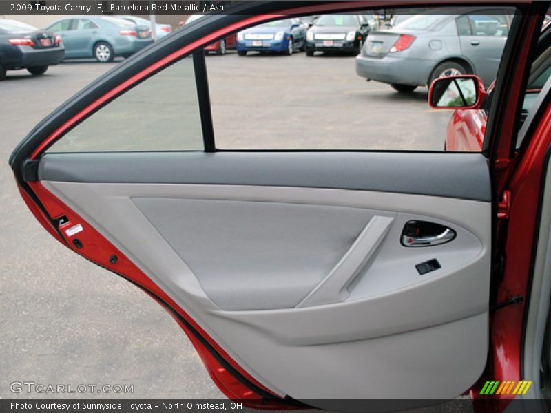 Barcelona Red Metallic / Ash 2009 Toyota Camry LE