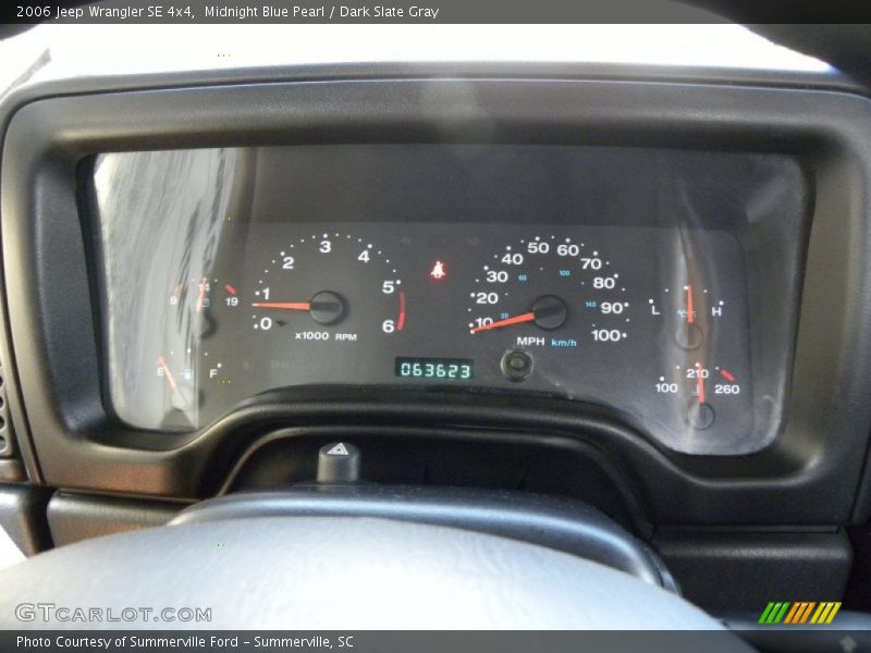 Midnight Blue Pearl / Dark Slate Gray 2006 Jeep Wrangler SE 4x4