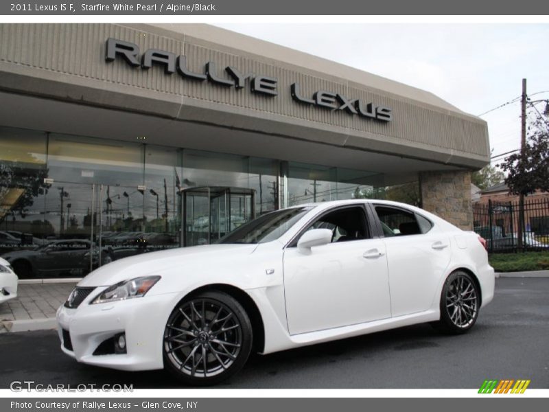 Starfire White Pearl / Alpine/Black 2011 Lexus IS F