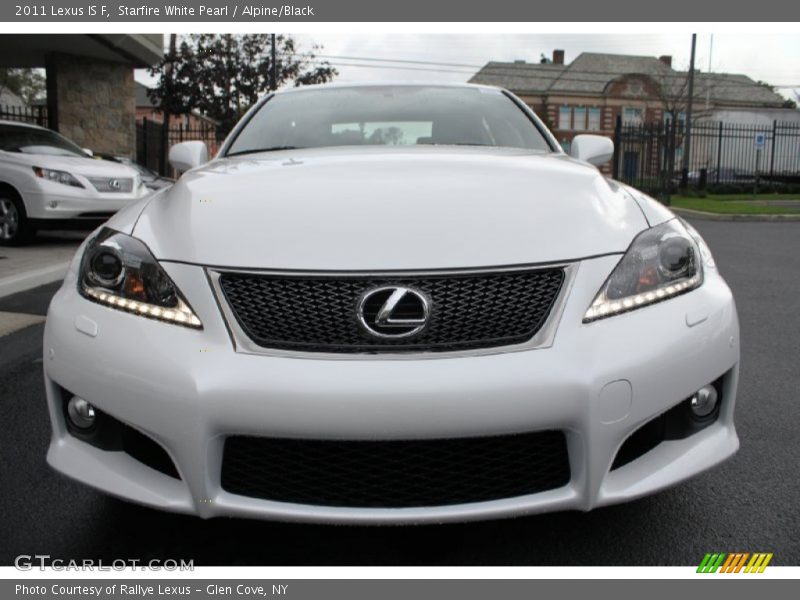 Starfire White Pearl / Alpine/Black 2011 Lexus IS F