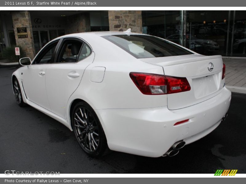 Starfire White Pearl / Alpine/Black 2011 Lexus IS F