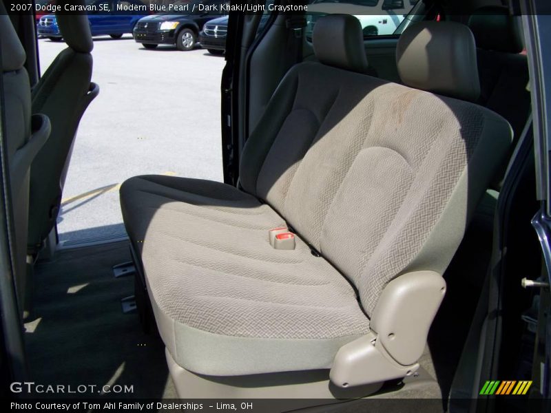 Modern Blue Pearl / Dark Khaki/Light Graystone 2007 Dodge Caravan SE