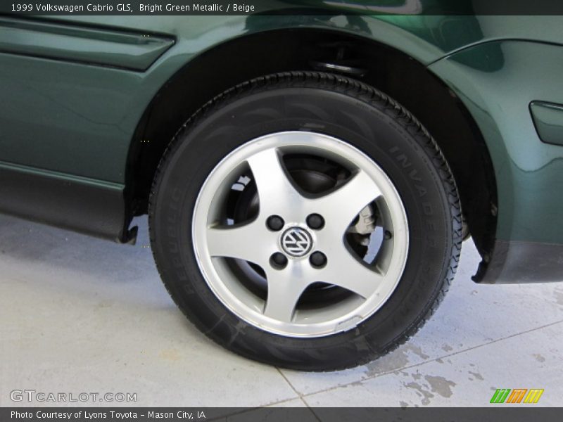 Bright Green Metallic / Beige 1999 Volkswagen Cabrio GLS