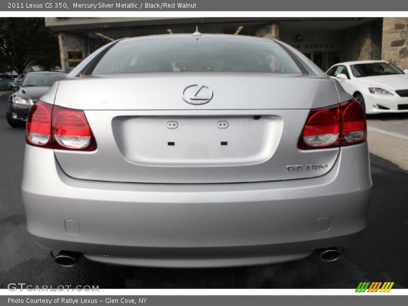 Mercury Silver Metallic / Black/Red Walnut 2011 Lexus GS 350