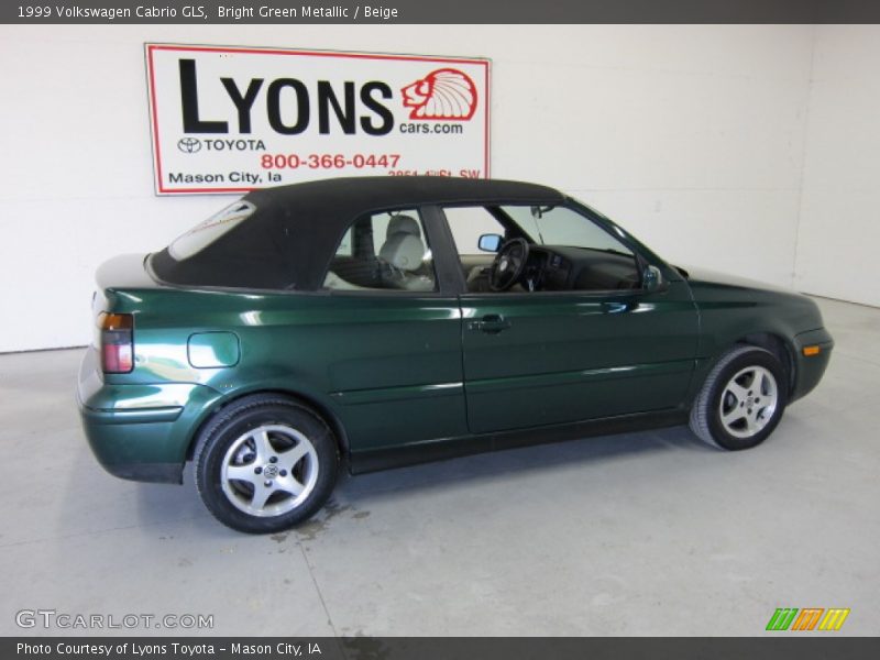 Bright Green Metallic / Beige 1999 Volkswagen Cabrio GLS