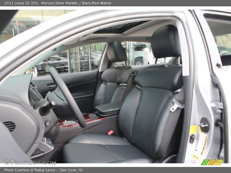  2011 GS 350 Black/Red Walnut Interior