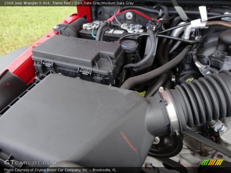 Flame Red / Dark Slate Gray/Medium Slate Gray 2009 Jeep Wrangler X 4x4