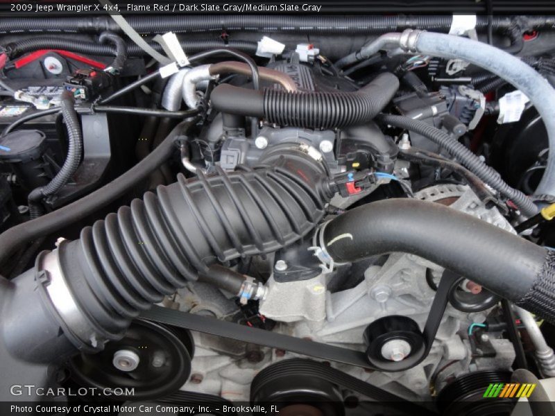 Flame Red / Dark Slate Gray/Medium Slate Gray 2009 Jeep Wrangler X 4x4