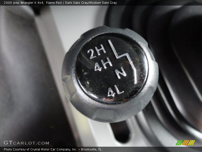Flame Red / Dark Slate Gray/Medium Slate Gray 2009 Jeep Wrangler X 4x4