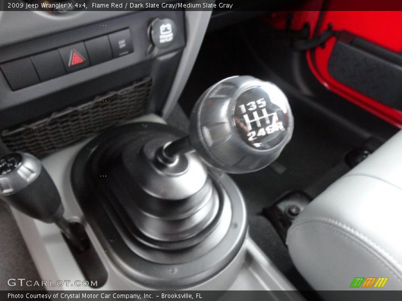 Flame Red / Dark Slate Gray/Medium Slate Gray 2009 Jeep Wrangler X 4x4