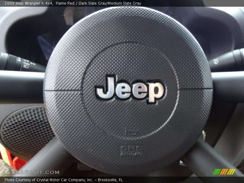 Flame Red / Dark Slate Gray/Medium Slate Gray 2009 Jeep Wrangler X 4x4