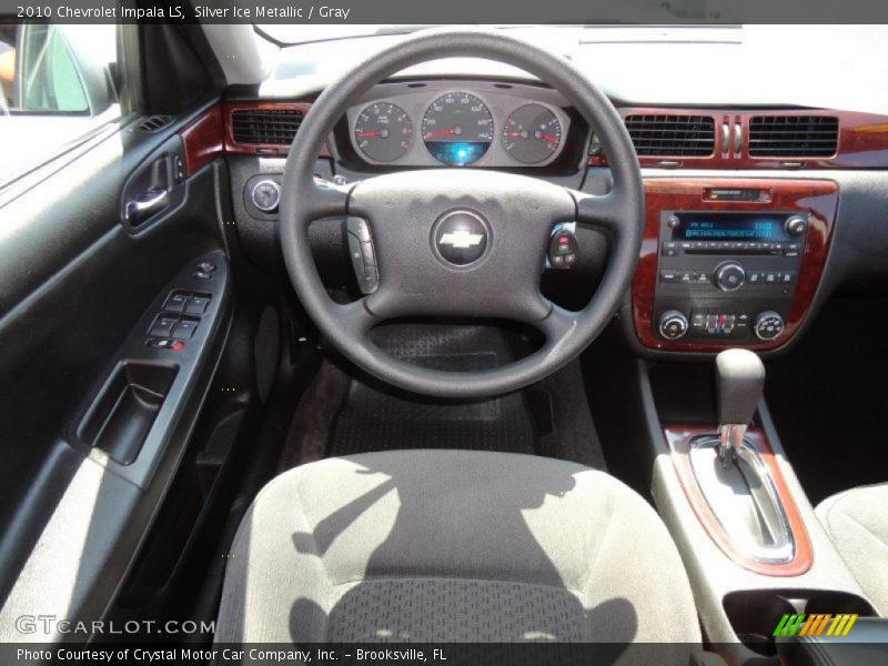 Silver Ice Metallic / Gray 2010 Chevrolet Impala LS