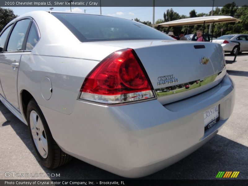 Silver Ice Metallic / Gray 2010 Chevrolet Impala LS