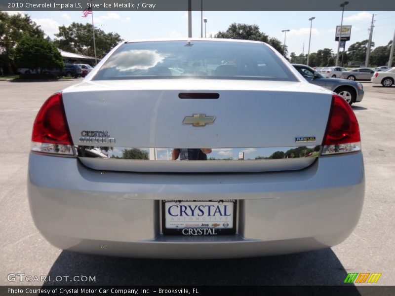 Silver Ice Metallic / Gray 2010 Chevrolet Impala LS
