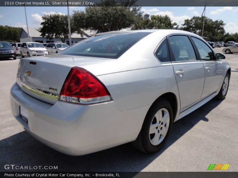 Silver Ice Metallic / Gray 2010 Chevrolet Impala LS