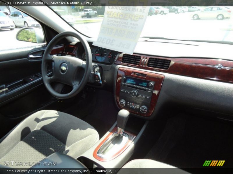 Silver Ice Metallic / Gray 2010 Chevrolet Impala LS