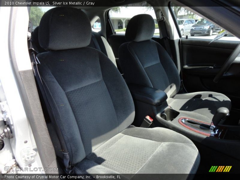 Silver Ice Metallic / Gray 2010 Chevrolet Impala LS